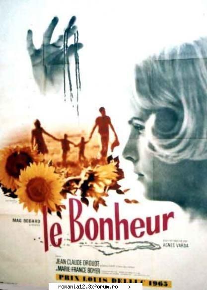le bonheur (1965)

le bonheur - happiness (1965) 723.1 mb, duration: 1:14:08, type: avi, 1 audio :