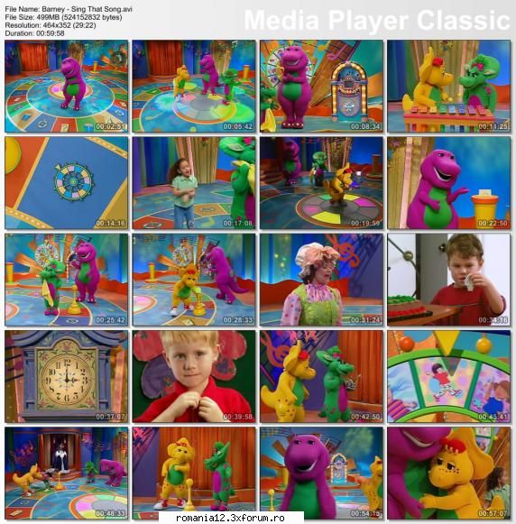 Barney - Sing That Song (DVDrip) - Subtitrare engleza inclusa - Desene animate