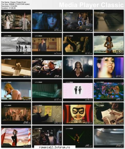 Classic Project Megamix vol.6 - 1. Keane - Bedshaped 2. James Blunt - Wise Men 3 - Videoclipuri