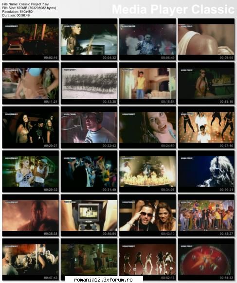 Classic Project Megamix vol.7 - 1. TREBOL CLAN - NO LE TEMAS A EL 2. DADDY YANKEE - Videoclipuri