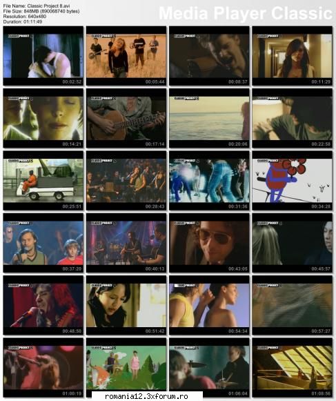 Classic Project Megamix vol.8 - 01. FRANCO DE VITA Y SIN BANDERAS � SI LA VES 02 - Videoclipuri