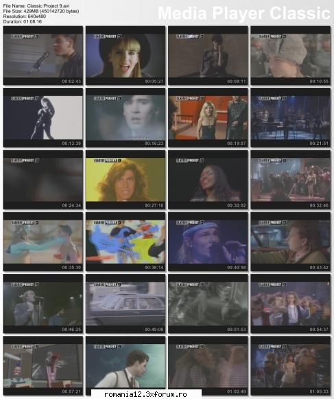 Classic Project Megamix vol.9 - Artist : Classic Project Megamix Title : Vol. 9 - Videoclipuri