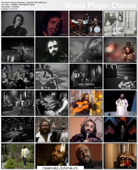 Demis Roussos - Greatest Hits (2003) - One of the most distinctive vocalists from the - Videoclipuri