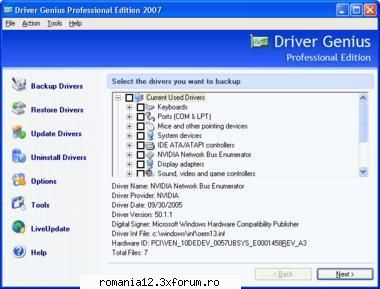 Driver Genius 2007 Professional Edition - Driver Genius Professional is a professional - Full software