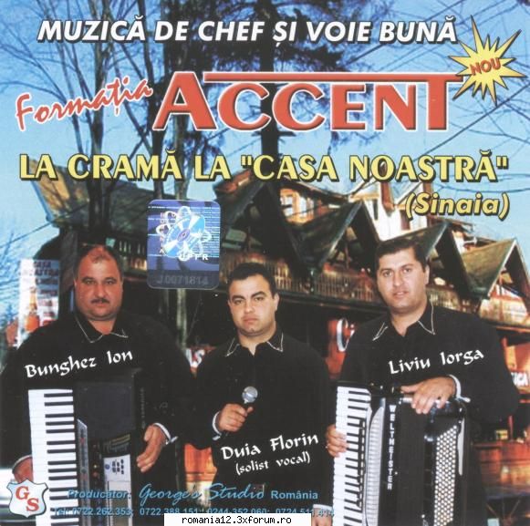 Formatia Accent - La Crama La Casa Noastra - Playlist files: 1. Formatia Accent - Am - Muzica populara