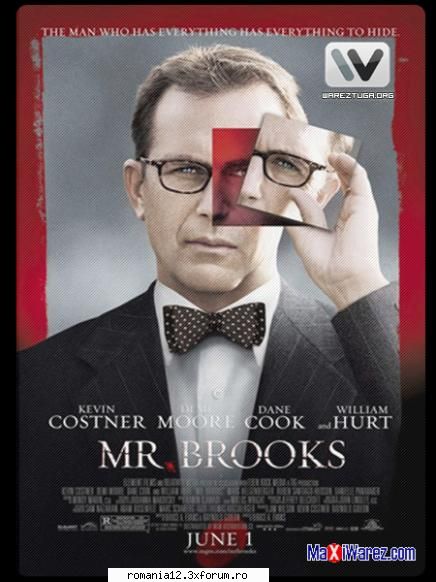 Mr Brooks (2007) DVDRiP Xvid - Info (IMDB) despre film. Link-uri - Filme internationale