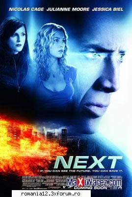 Next (2007) DvDrip Xvid - Info (IMDB) despre film. Link-uri - Filme internationale