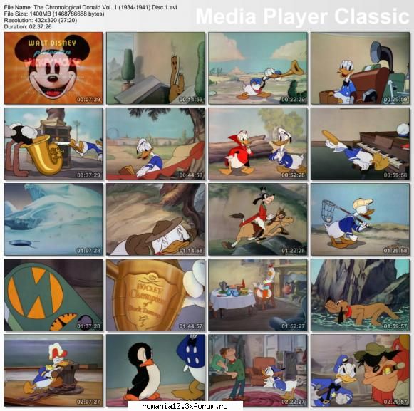 link amazon:  

desene incluse in disk 1:
the wise little hen and pluto (1936)
don donald inventions